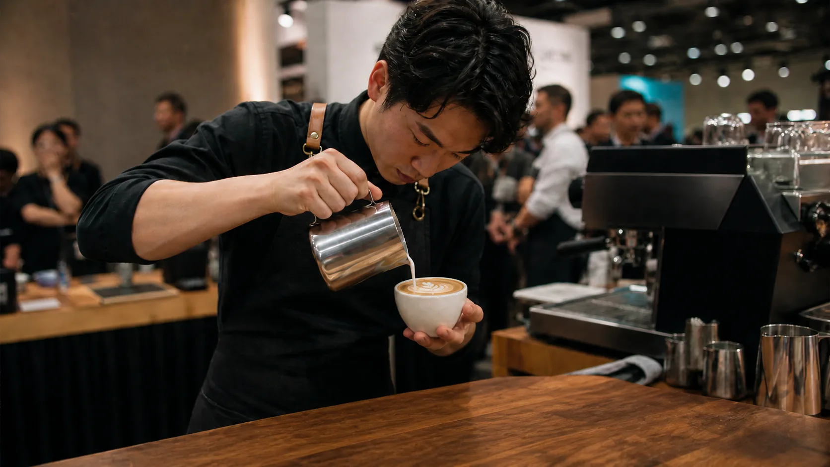 Compétition de Latte Art à la Foire de Paris 2026 à Paris Expo Porte de Versailles, Paris