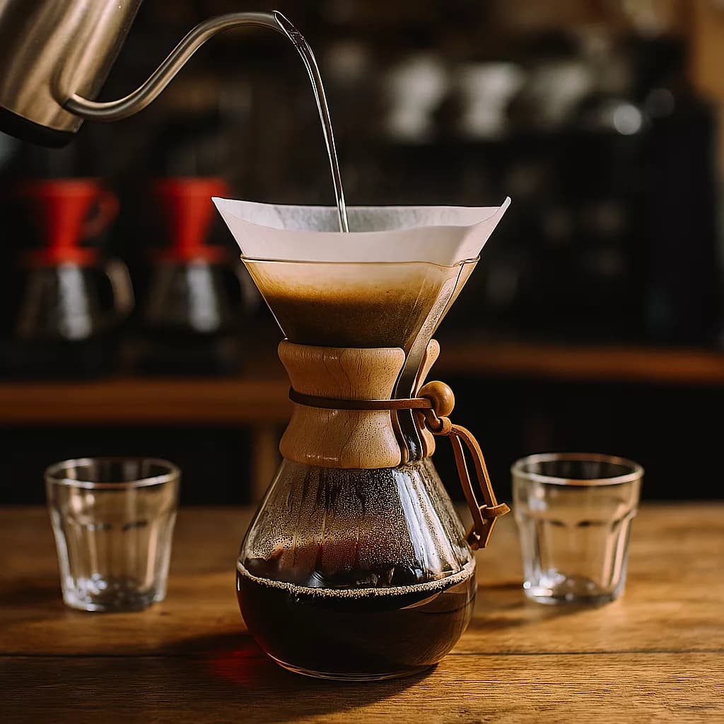 Illustration de l'article : Petite Histoire du Café Filtre : du Chemex aux Slow Bars
