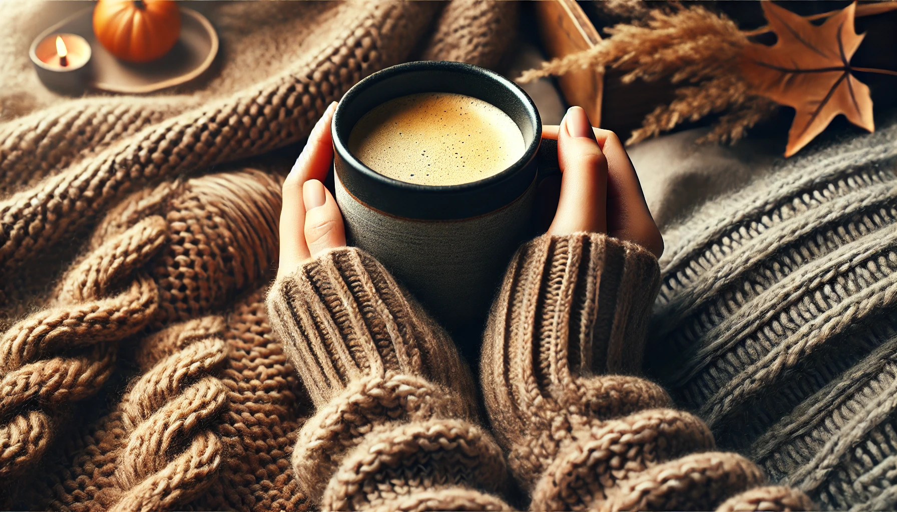 Tasse de café avec grains