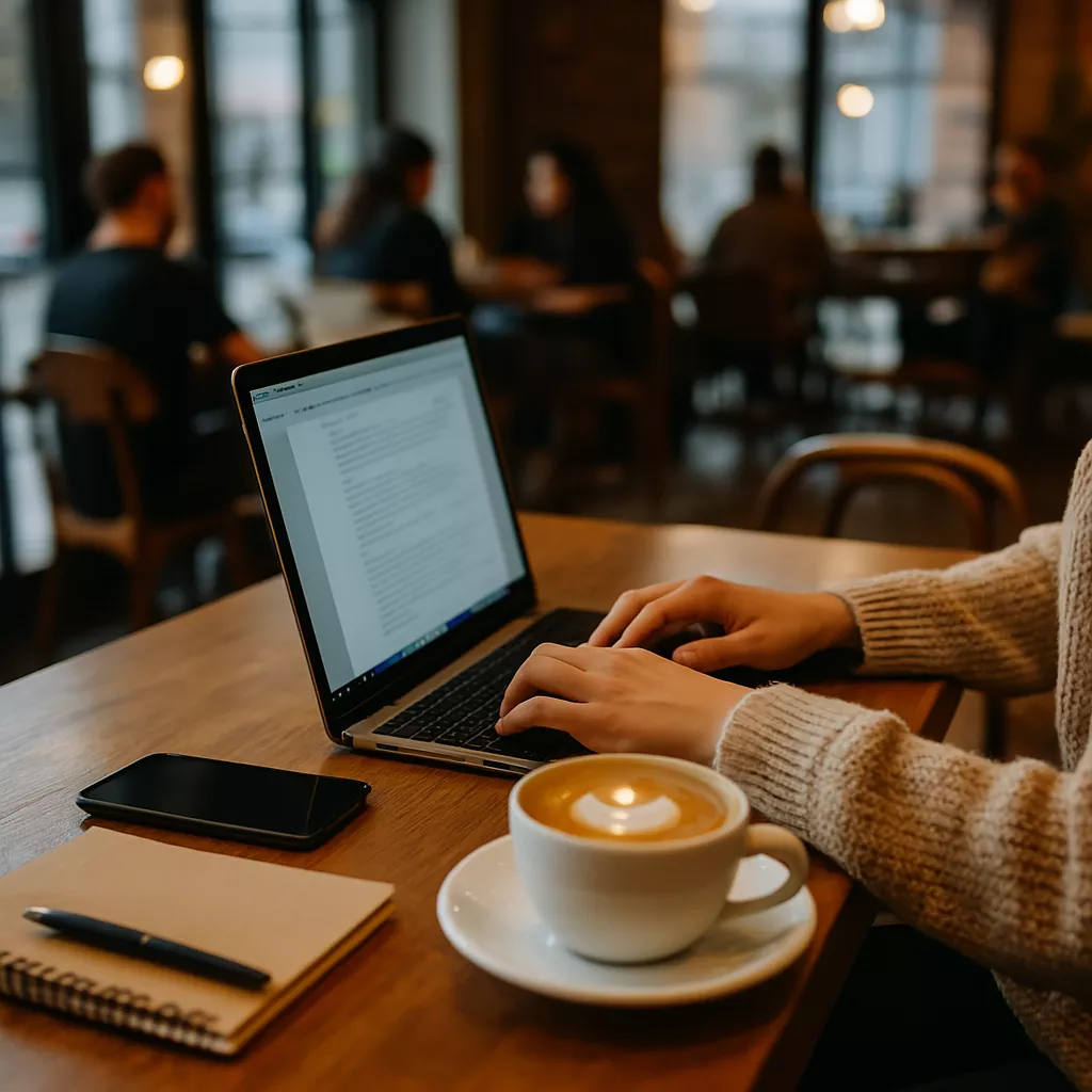 Coffee shop et travail